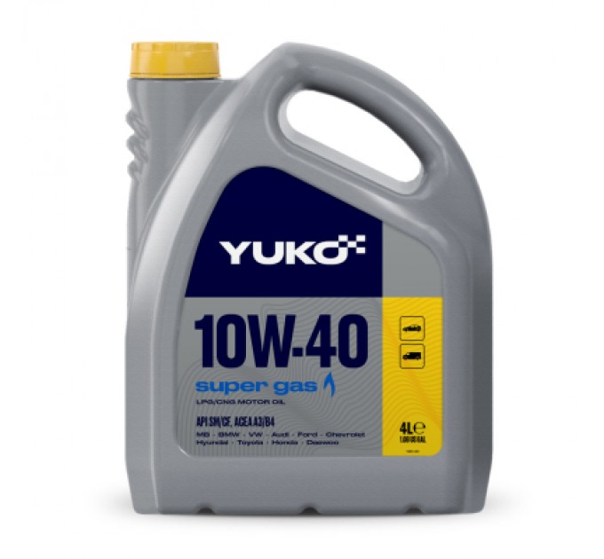 Yuko Моторна олива Yuko SUPER GAS 10W-40 4л (4820070245332)