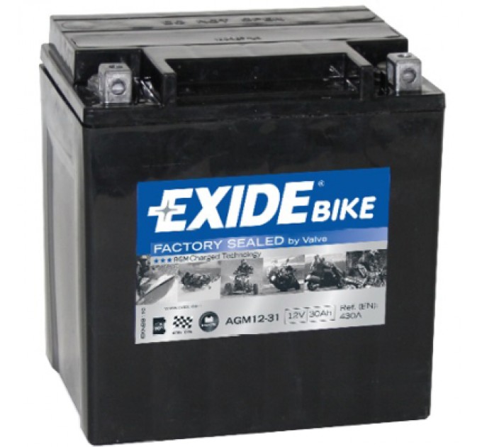 Акумулятор автомобільний EXIDE Ready AGM 30Ah Н Ев (-/+) (430EN) (AGM12-31)