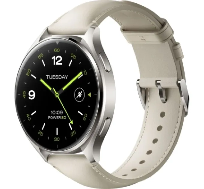 Xiaomi Смарт-годинник Xiaomi Watch 2 Titan BHR9306GL Gray Case White Leather Strap (1093970)