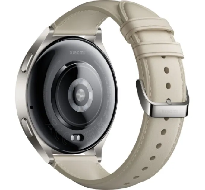 Xiaomi Смарт-годинник Xiaomi Watch 2 Titan BHR9306GL Gray Case White Leather Strap (1093970)