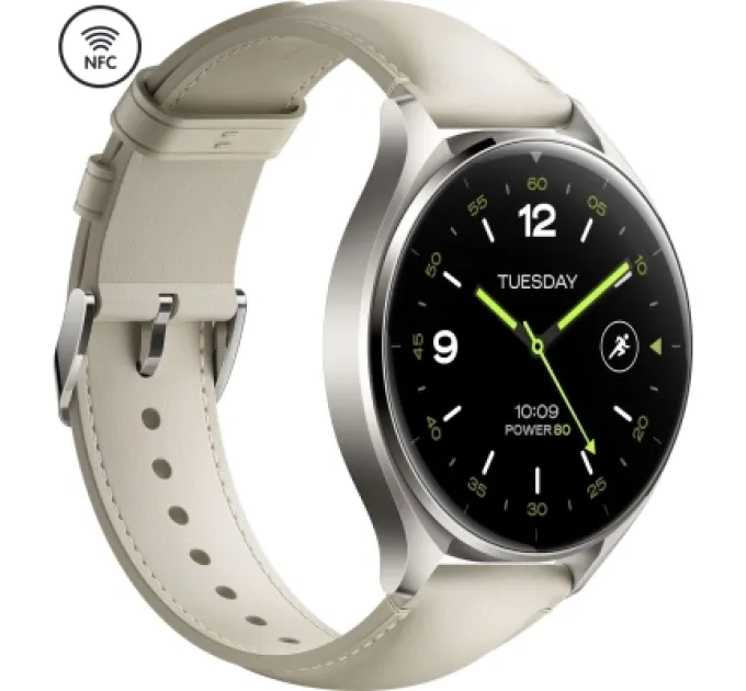 Xiaomi Смарт-годинник Xiaomi Watch 2 Titan BHR9306GL Gray Case White Leather Strap (1093970)