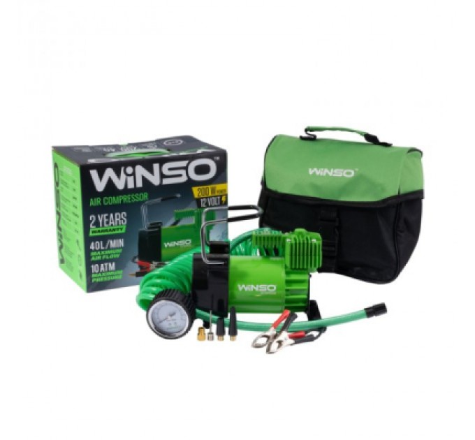 Автомобільний компресор WINSO 10 Атм, 40 л/мин (126000)
