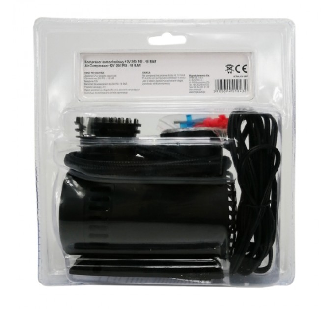 Автомобільний компресор VIRAGE 12V 250 Psi 18 Атм (93-015)