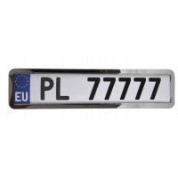 Рамка номерного знака WINSO хром (142000)