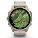 Garmin Смарт-годинник Garmin fenix 8 43mm, AMOLED, Saph, SftGldSS/FogGryLeatherBnd, Excl, GPS (010-02903-40)