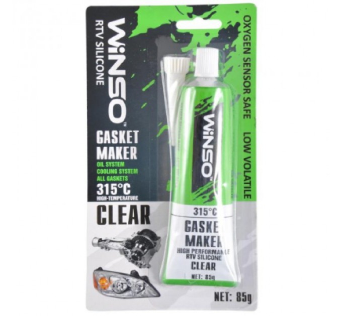 Герметик автомобільний WINSO прозорий 85г (310400)