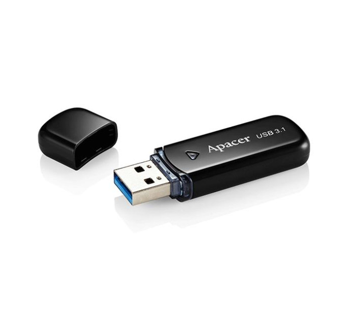 Apacer USB флеш накопичувач Apacer 64GB AH355 Black USB 3.0 (AP64GAH355B-1)