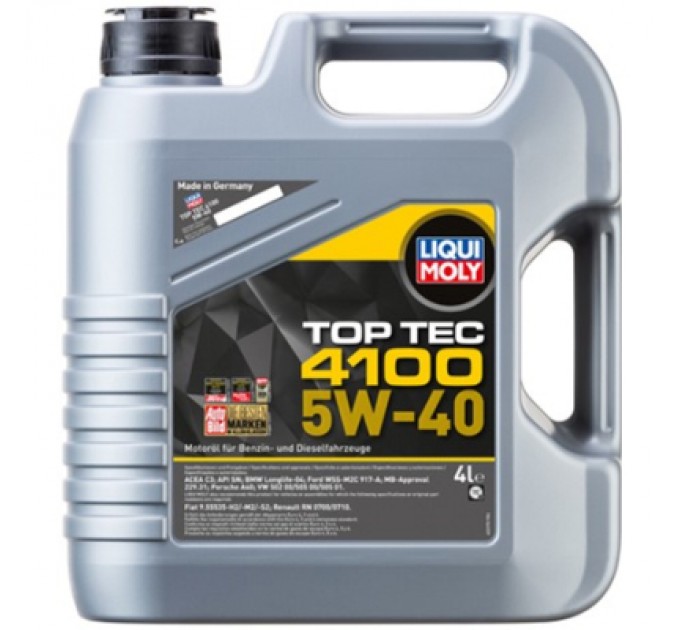 Liqui Moly Моторна олива Liqui Moly Top Tec 4100 SAE 5W-40 4л. (2195)