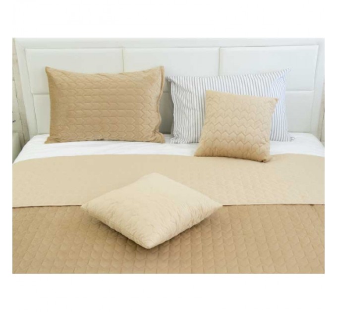 Руно Подушка Руно декоративна Velour Beige 40х40 (311.55_Beige)