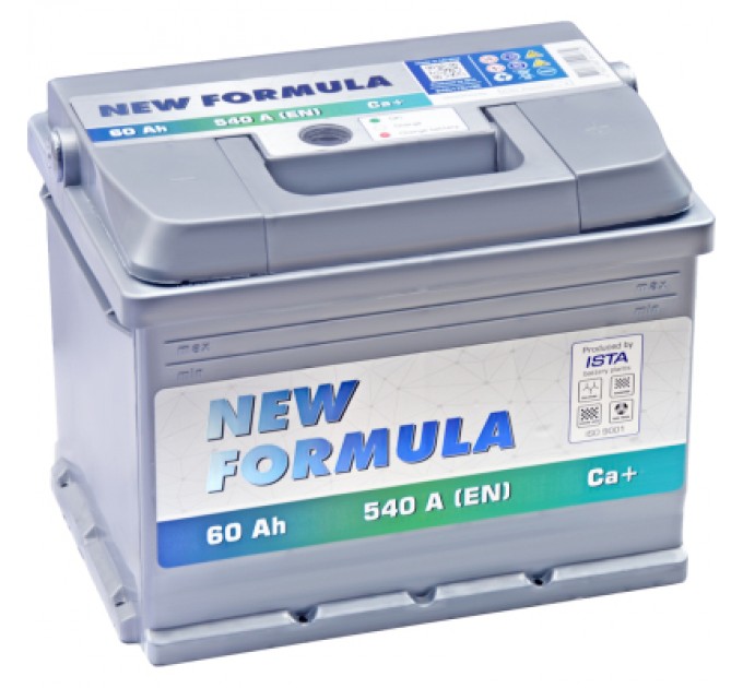 Акумулятор автомобільний NEW FORMULA 60Ah Ев (-/+) 540EN (5602204249)