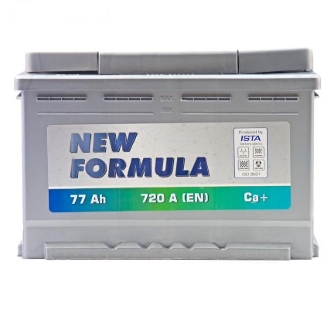 NEW FORMULA Акумулятор автомобільний NEW FORMULA 77Ah Ев (-/+) 720EN (5772204209)