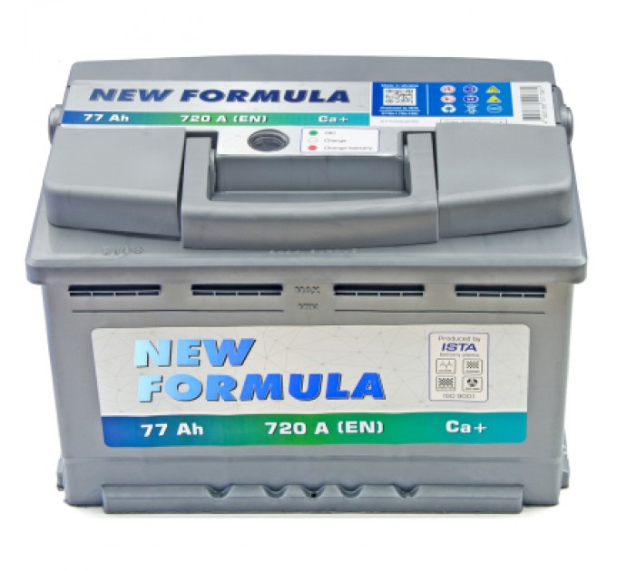 NEW FORMULA Акумулятор автомобільний NEW FORMULA 77Ah Ев (-/+) 720EN (5772204209)