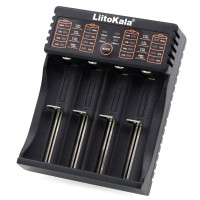 Зарядний пристрій для акумуляторів Liitokala 4 Slots, LCD дисплей, Li-ion/Ni-MH/Ni-Cd/AA/ААA/AAAA/С (lii-402)