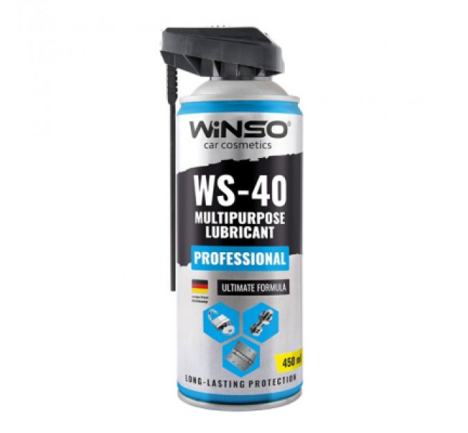 WINSO Мастило автомобільне WINSO PROFESSIONAL MULTIPURPOSE LUBRICANT WS-40 450мл (830210)