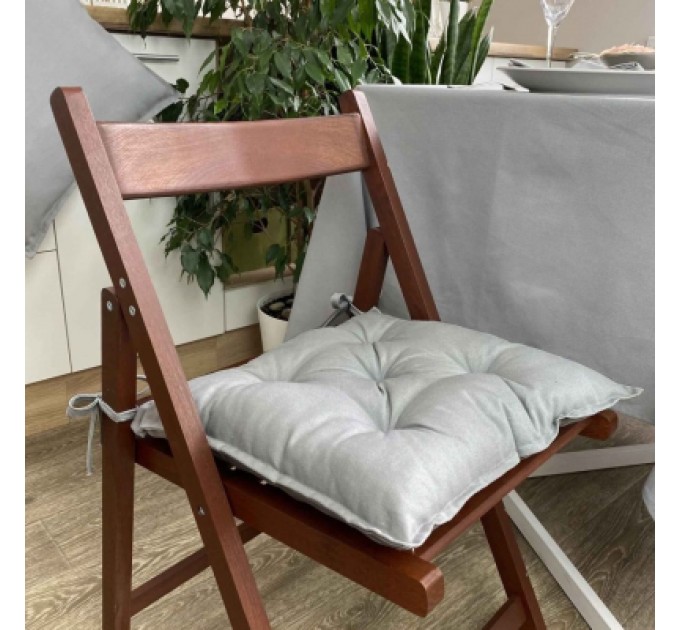 Прованс Подушка на стілець Прованс Сіра 40х40 (4823093429628)