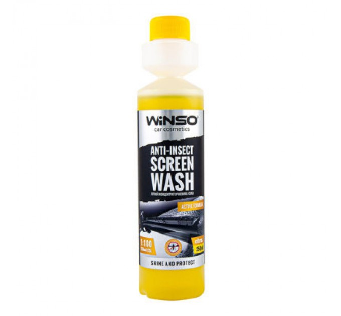 WINSO Омивач автомобільний WINSO Anti-Insect Screen Wash Citrus 250мл (825003)