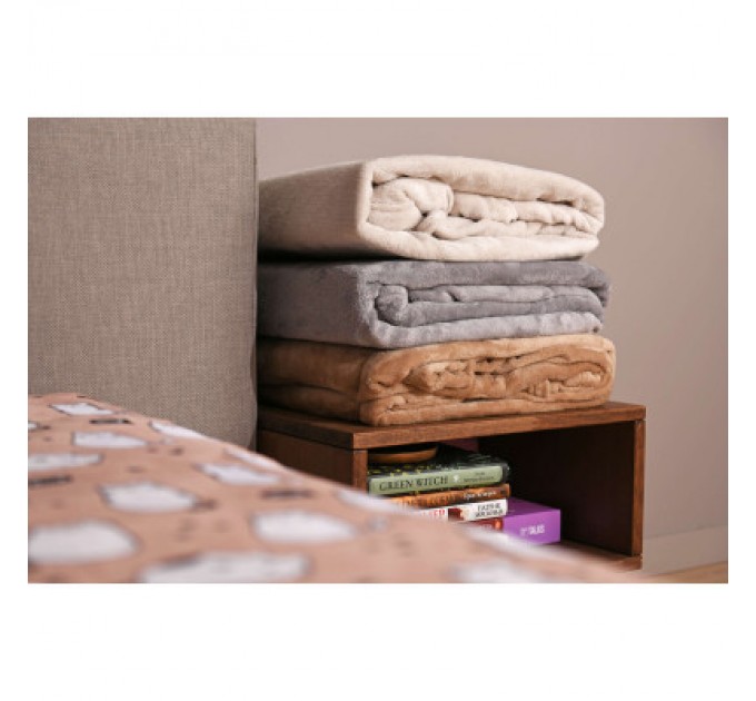 Плед Ardesto Flannel темно-сірий, 160х200 см (ART0210SB)