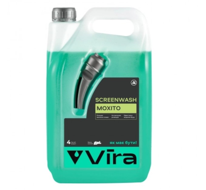 VIRA Омивач автомобільний VIRA "Мохіто" антимошка 4 л (VI0512)