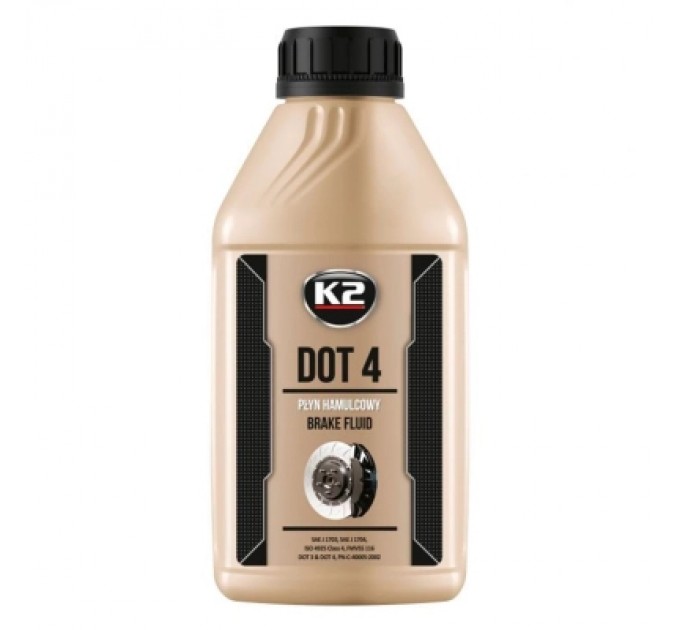 K2 Гальмівна рідина K2 Turbo Brake Fluid DOT 4 0,5 л (T1041)