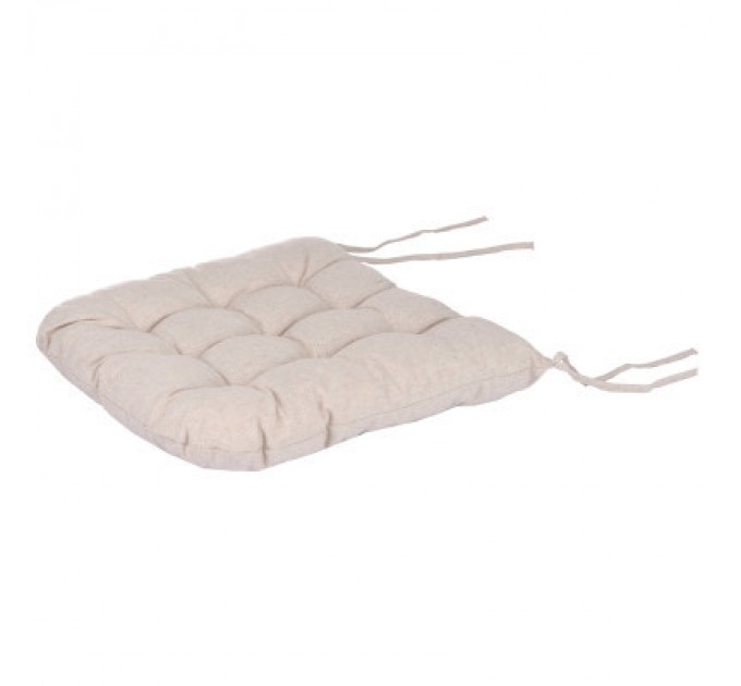 Ardesto Подушка на стілець Ardesto Oliver бежевий , 40х40см 100% бавовна (ART02OB)