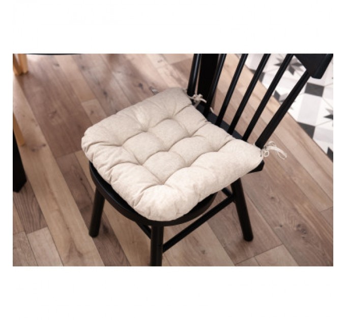 Ardesto Подушка на стілець Ardesto Oliver бежевий , 40х40см 100% бавовна (ART02OB)