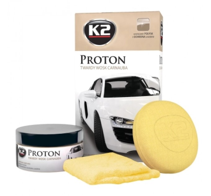 K2 Автополіроль K2 Proton з губкою та ганчіркою 200г (G040)