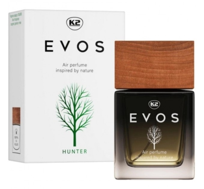 K2 Ароматизатор для автомобіля K2 Evos "Мисливець" 50 мл (V056)