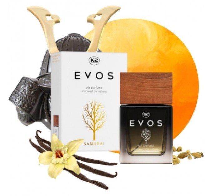 K2 Ароматизатор для автомобіля K2 Evos "Самурай" 50 мл (V052)