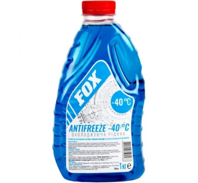Fox Антифриз Fox -40 Синій 1л