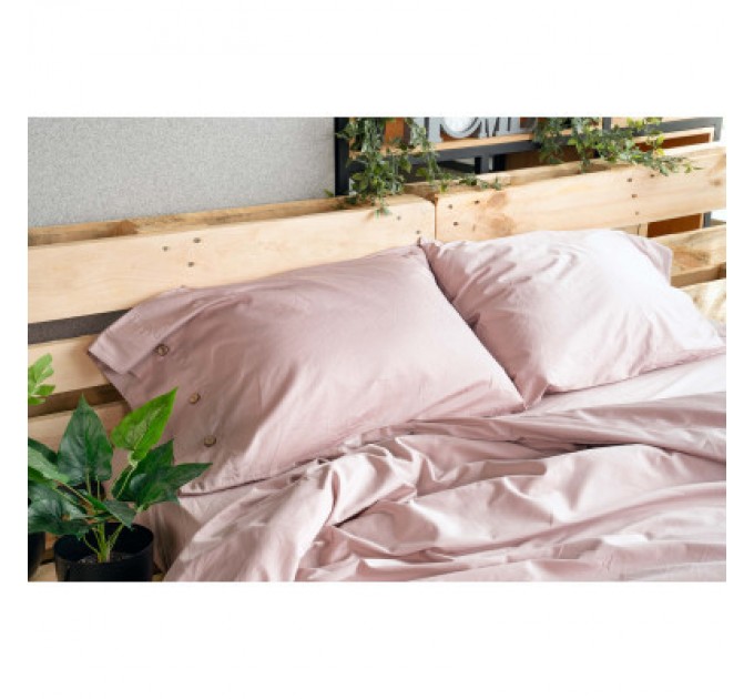 Ardesto Простирадло Ardesto на резинці Mix&Match сатин 160х200+30 см пудра (ART1620FSP)