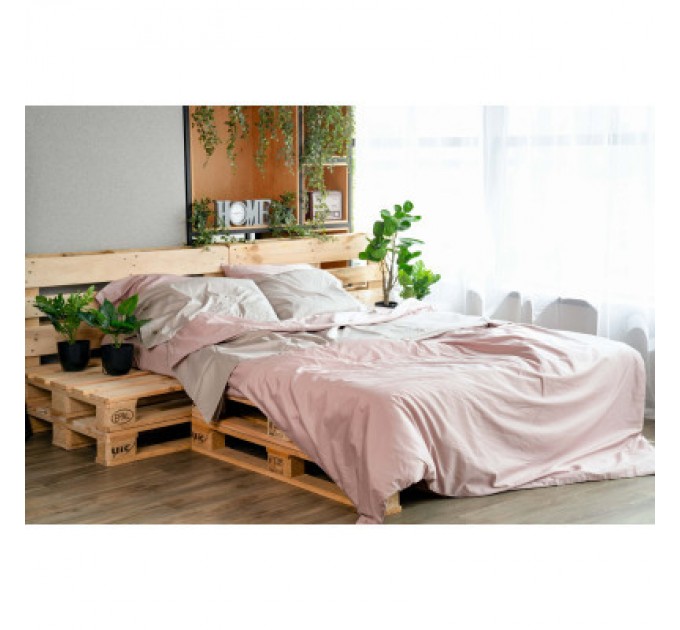 Підковдра Ardesto Mix&Match сатин 200х220 см пудра (ART2022DVP)