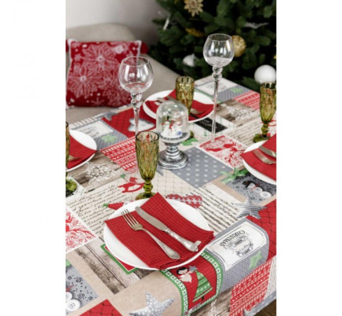 Прованс Скатертина Прованс Merry Christmas 180x132 см (4823093451421)