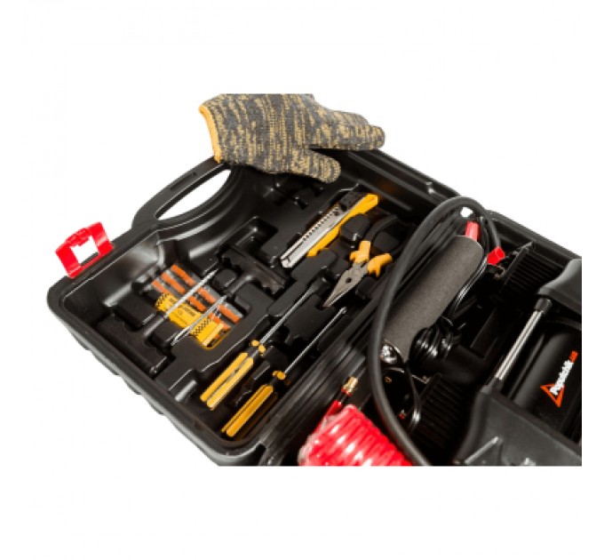 Poputchik Автомобільний компресор Poputchik 85л/хв, 10 А (13-015-IS)