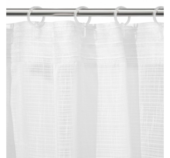 Ardesto Штора Ardesto Гардина штучний льон 100% поліестер 300х270 см, білий (ART1080WH)