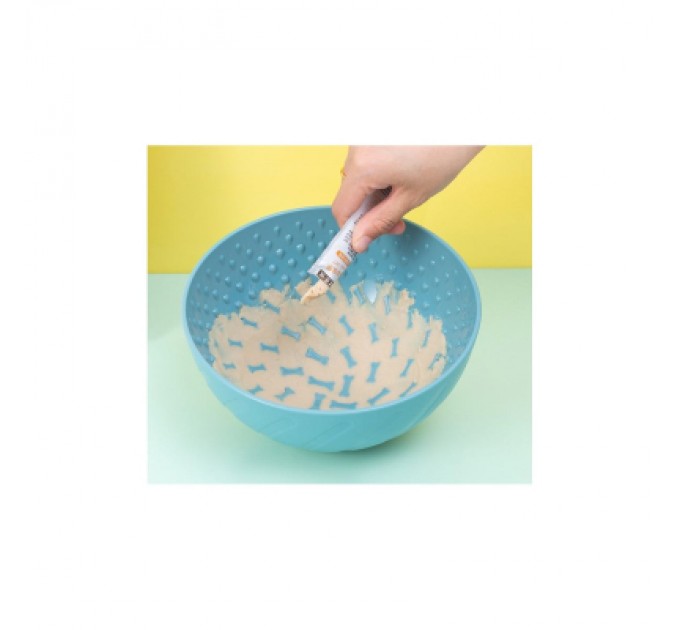 WahoPet Посуд для собак WahoPet Миска для повільного годування 200 мл блакитна (2700000023679)