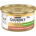 Purina Gourmet Паштет для котів Purina Gourmet Gold. З качкою, морквою і шпинатом. Шматочки в паштеті 85 г (7613033728778)