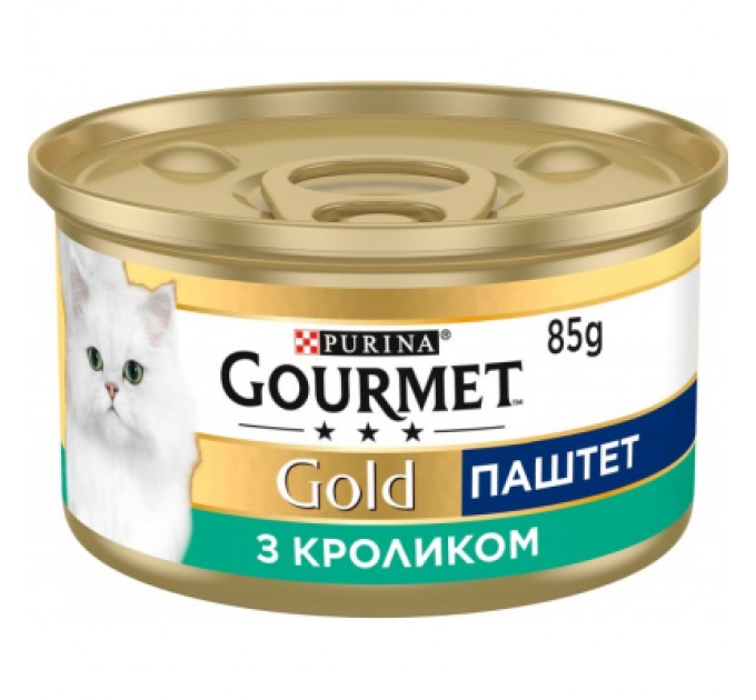 Purina Gourmet Паштет для котів Purina Gourmet Gold. З кроликом 85 г (7613033728747)