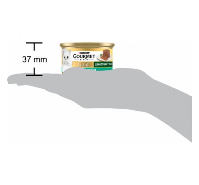 Purina Gourmet Паштет для котів Purina Gourmet Gold. З кроликом. Шматочки в паштеті 85 г (7613033706271)