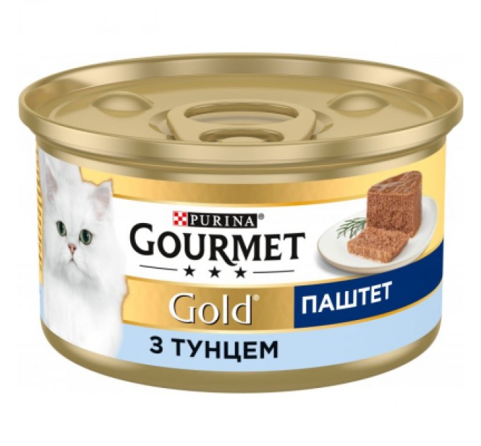 Purina Gourmet Паштет для котів Purina Gourmet Gold. З тунцем 85 г (7613031381029)