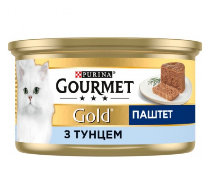 Purina Gourmet Паштет для котів Purina Gourmet Gold. З тунцем 85 г (7613031381029)