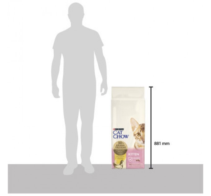 Purina Cat Chow Сухий корм для кішок Purina Cat Chow Kitten з куркою 15 кг (5997204514028)