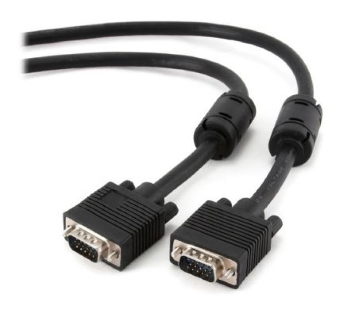 Cablexpert Кабель мультимедійний VGA 1.5m Premium 3+ 9C HD15M, 2 shields, 2 ferrits Cablexpert (CCB-PPVGA-1.5M)