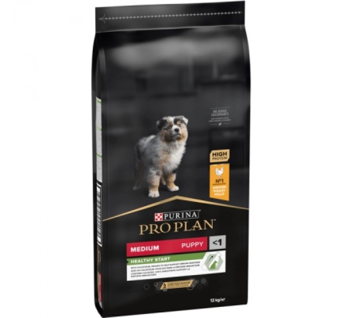 Сухий корм для собак Purina Pro Plan Dog Medium Puppy з високим вмістом курки 12 кг (7613035120402)