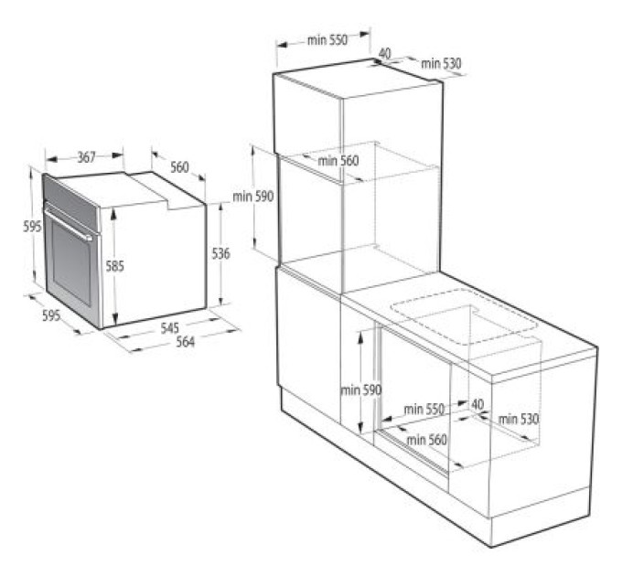 Gorenje Духова шафа Gorenje BPSA6747A08BG