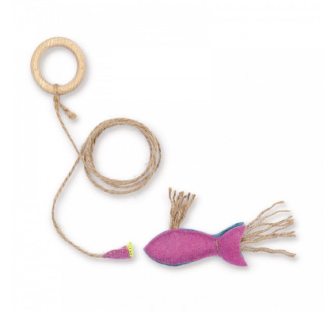 Природа Іграшка для котів Природа Рибка на магніті 9х15 см (4823082430734)