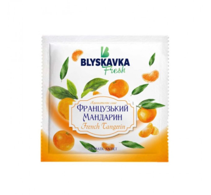 Blyskavka Ароматичне саше Blyskavka Fresh Французький мандарин 10 г (4820214192799)