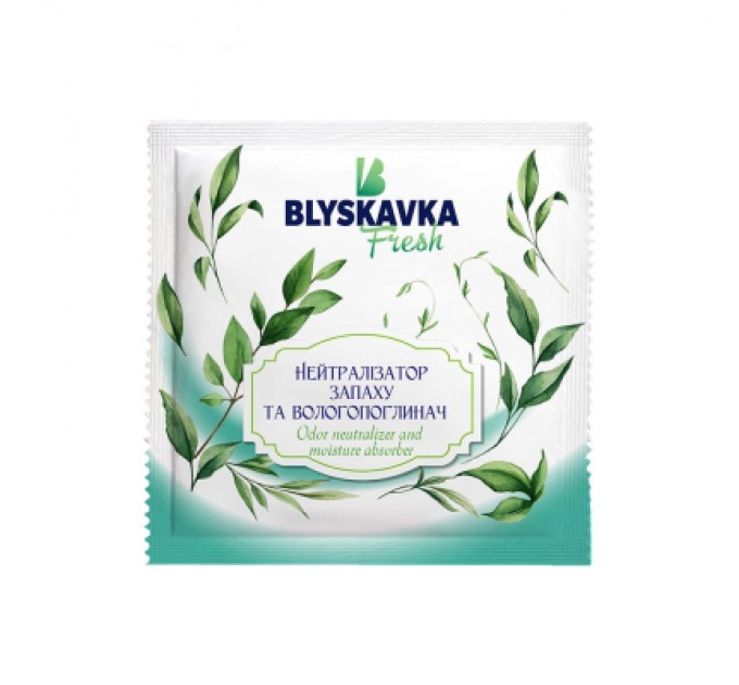 Blyskavka Ароматичне саше Blyskavka Fresh Нейтралізатор запаху та вологопоглинач 10 г (4820214192768)