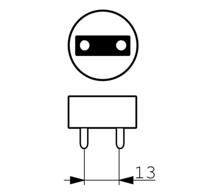 Philips Лампочка Philips TL-D G13 600mm 18W/54-765 1SL/25 (928047305451)