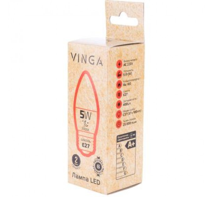 Vinga Лампочка Vinga VL-C37E27-53L