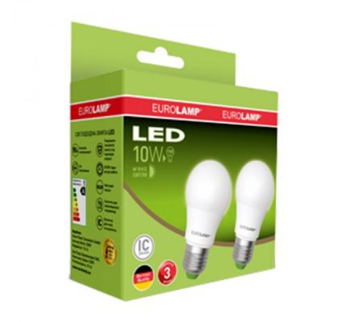 Лампочка Eurolamp E27 (MLP-LED-A60-10274(E))